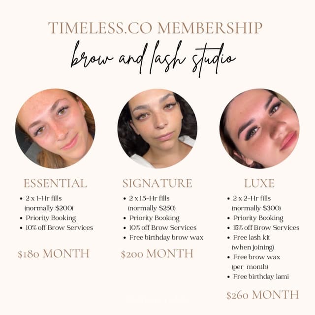 SIGNATURE MEMBERSHIP at TIMELESS & Co in Lynn, MA